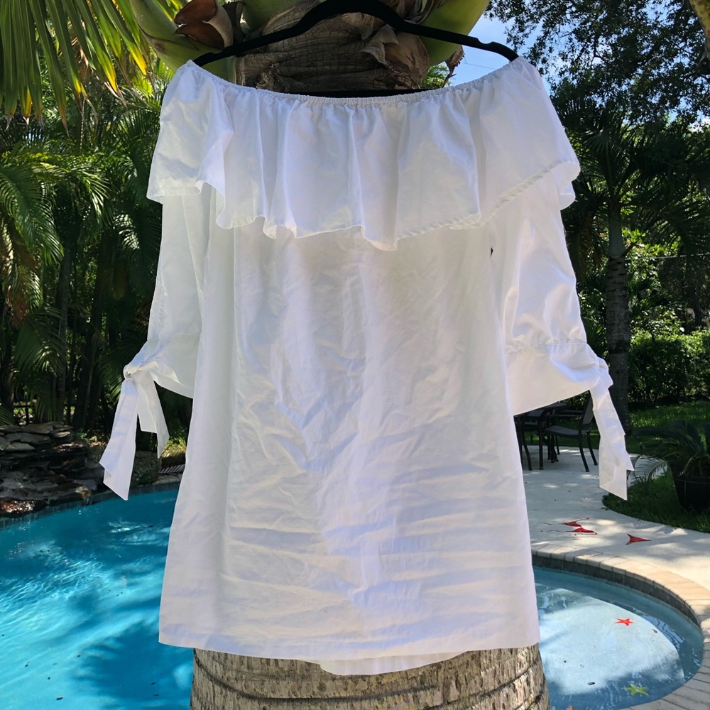 White Off Shoulder Dress